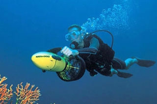 PADI Dive Propulsion Vehicle Specialty Course with Dive The World Thailand