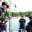 Equipment familiarisation is important in the Phuket PADI Rescue Diver course.